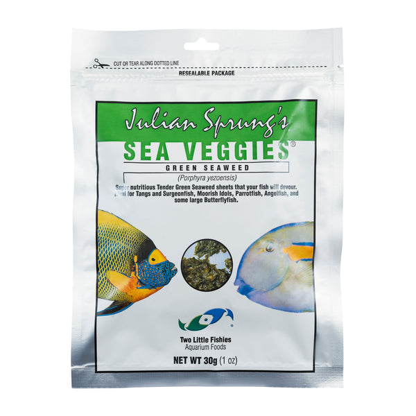 Julian Sprung's SeaVeggies® Green Seaweed - two little fishies