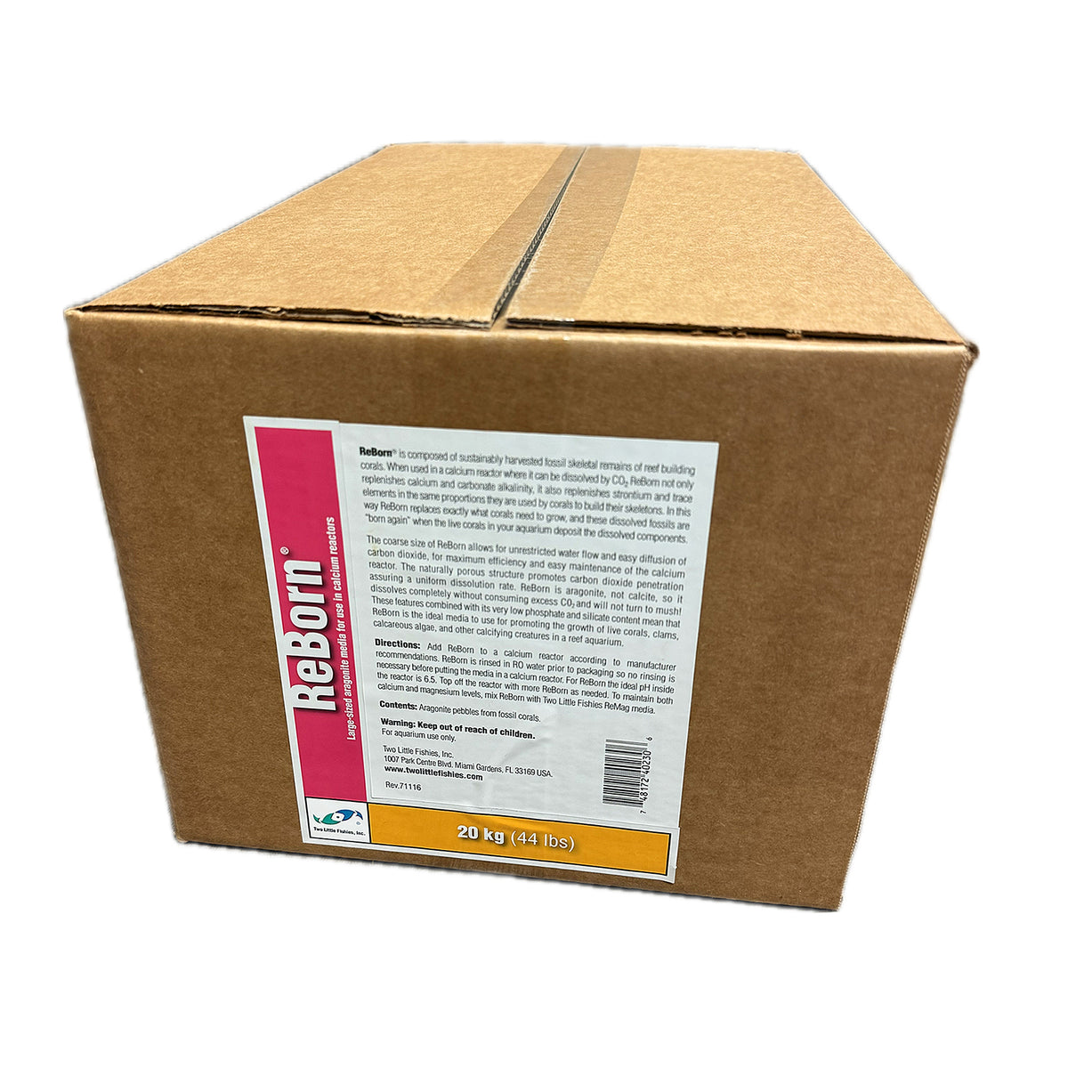 Reborn®: Calcium Reactor Media  20Kg